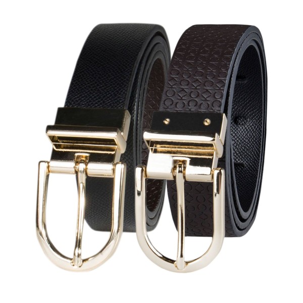 Women's Embossed Casual Reversible Belt