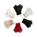 Women's Waffle-Knit Cuff Solid Gloves, 's