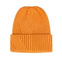 Men's Cropped Converged Rib Knit Beanie