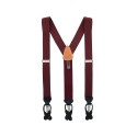 Classic Solid Color 38mm Convertible Suspenders