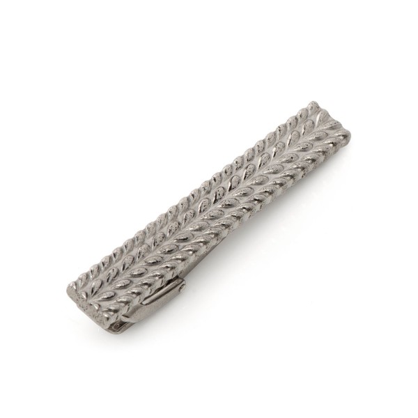 Men's Antique Herringbone Tie Clip