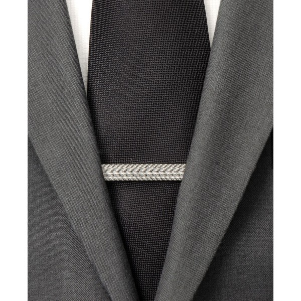 Men's Antique Herringbone Tie Clip