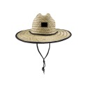 Men's Lightweight Woven Straw Lifeguard Hat