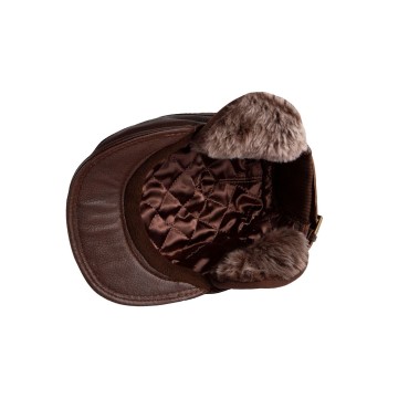 Warm Leather Hat...