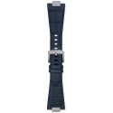 Interchangeable Blue Leather Watch Strap