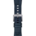 Interchangeable Blue Leather Watch Strap