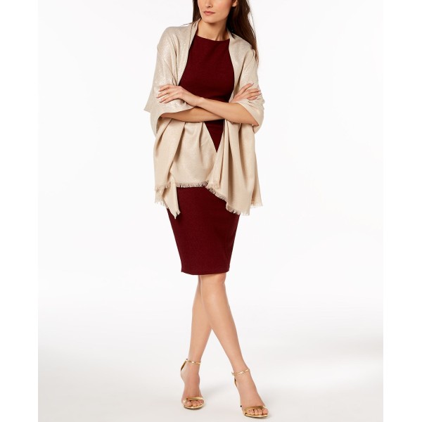 Women's Lightweight Metallic Evening Wrap