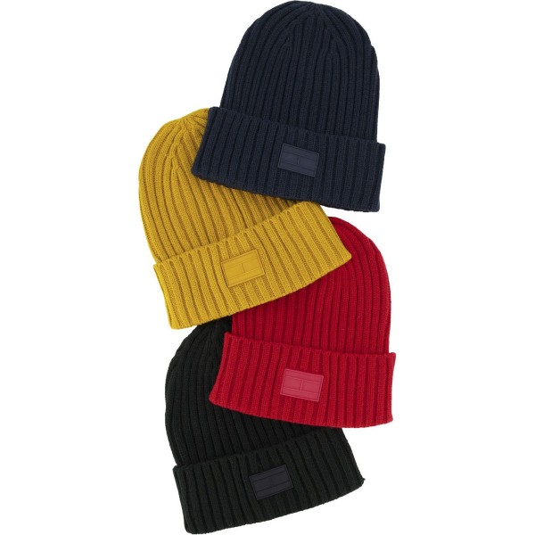 Men's Ribbed Knit Beanie Hat