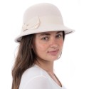 Women's Felt Bow Cloche Hat, 's