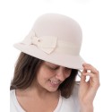 Women's Felt Bow Cloche Hat, 's