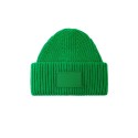 Women's Classic Ribbed Tonal Patch Cuff Beanie