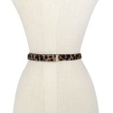 Women's Spotted Haircalf Bow Belt