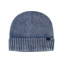 Men's Acid Washed Cuffed Beanie with Fleece Lining