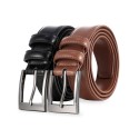 Men's Dual Loop Leather Belt, 2 pack