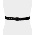 Women's Rounded Buckle Trouser Pant Dress Belt