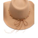 Women's Beaded-Trim Cowboy Hat