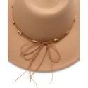 Women's Beaded-Trim Cowboy Hat